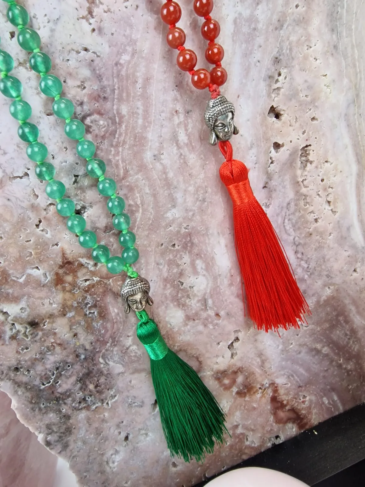 Green Aventurine Mallah Prayer Beads