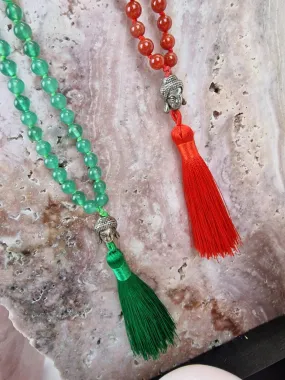 Green Aventurine Mallah Prayer Beads
