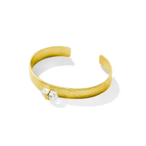 HALCYON WRIST CUFF | CLEAR QUARTZ