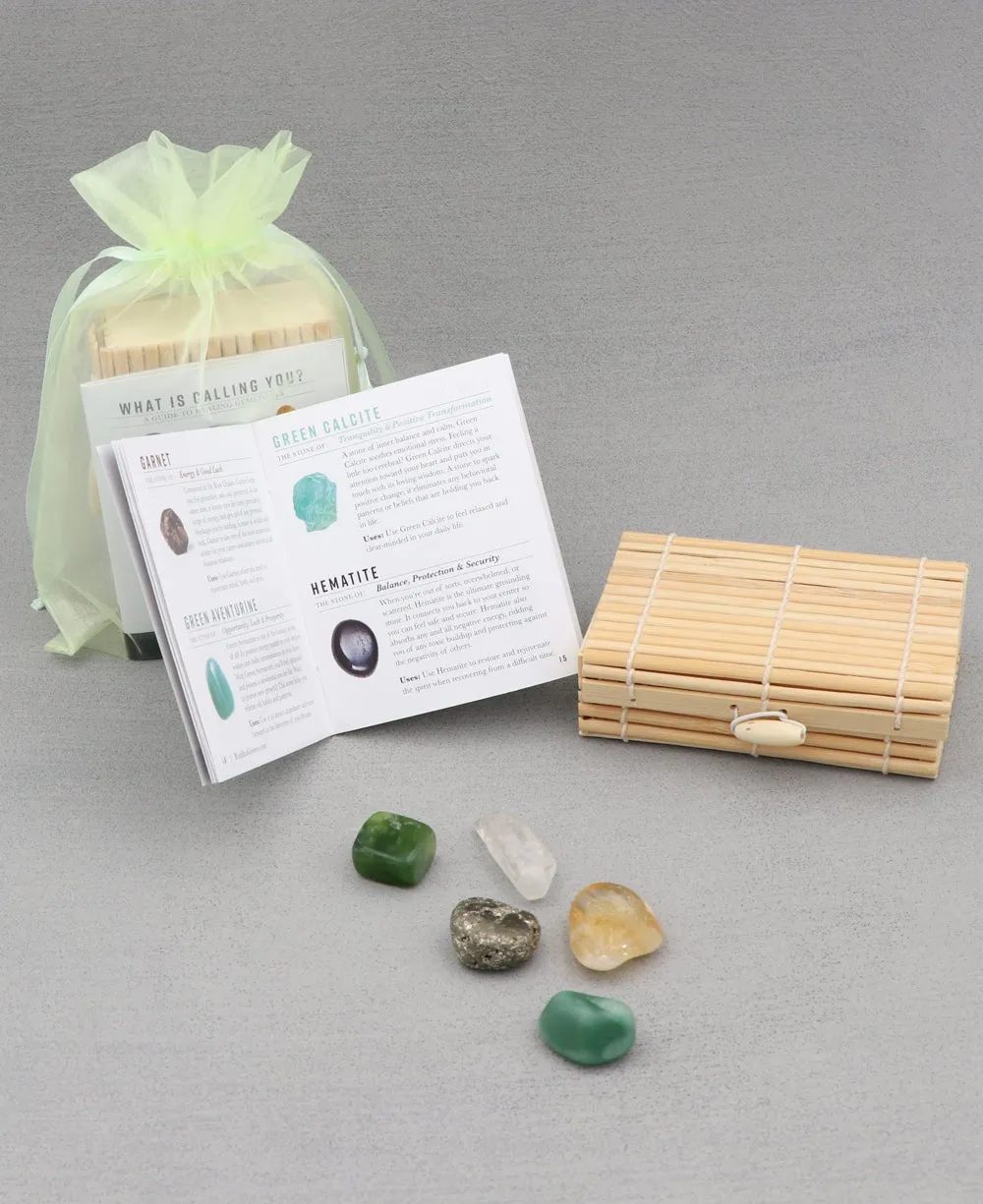 Healing Gemstone Set for Luck and Prosperity
