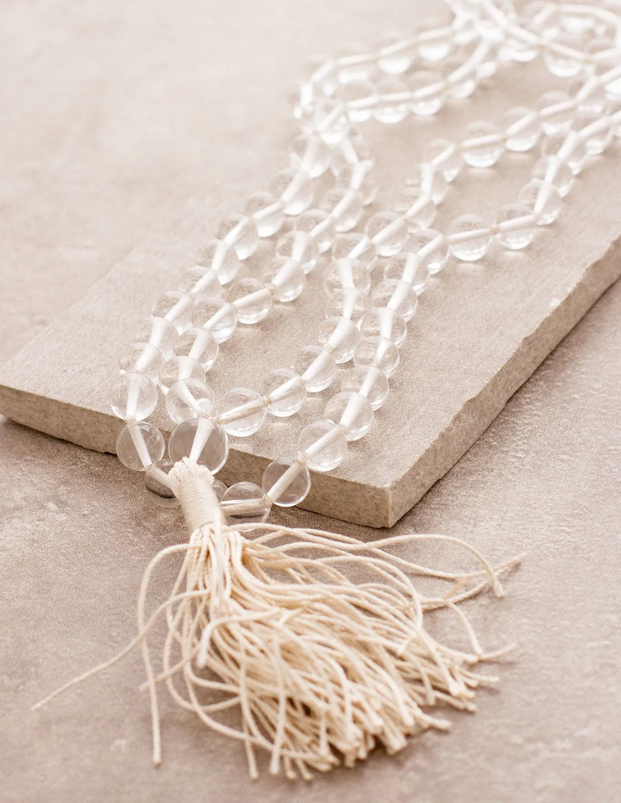 High-Energy Clear Quartz Mala