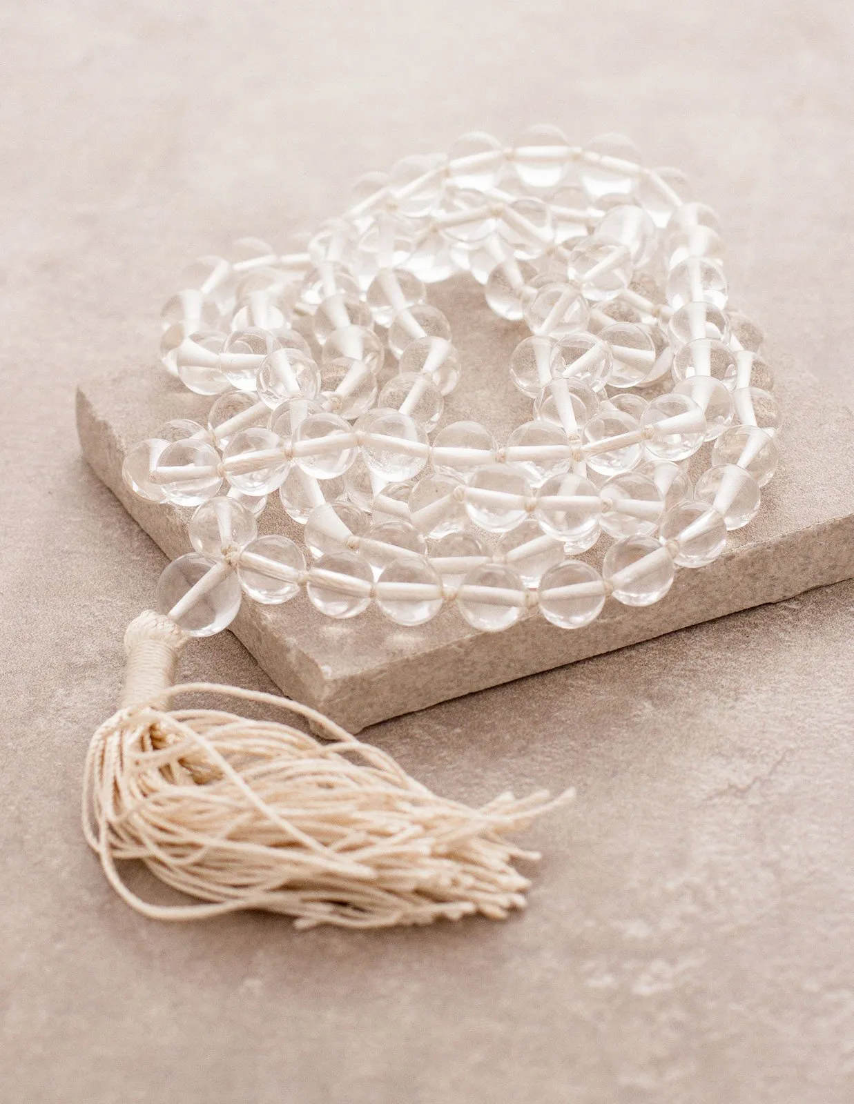 High-Energy Clear Quartz Mala