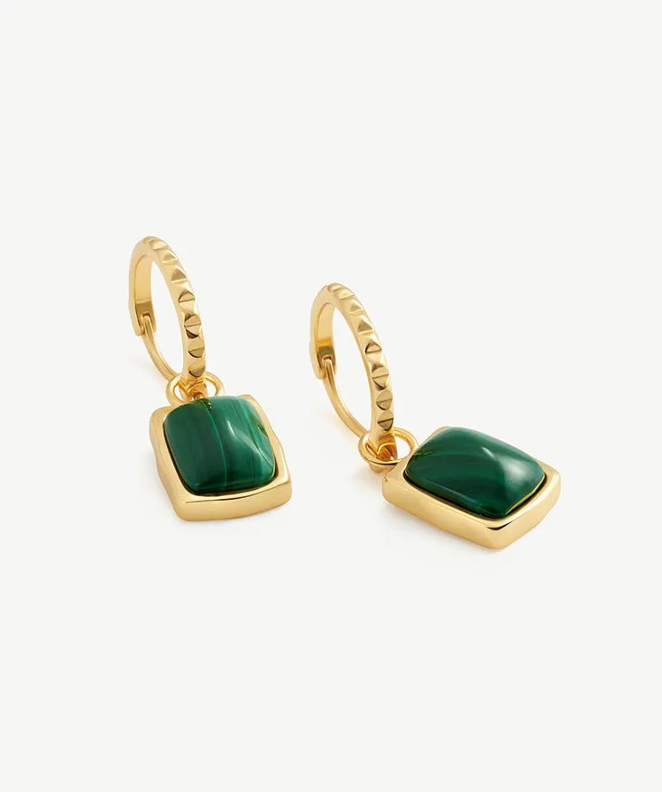 Holiday Gemstone Drop Earrings