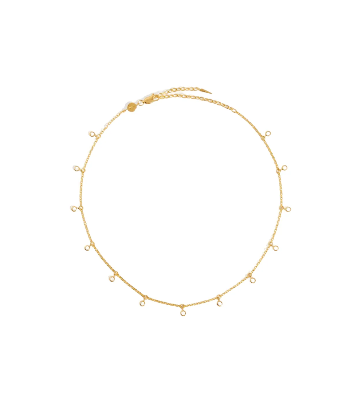 Interstellar Drop Choker in Gold
