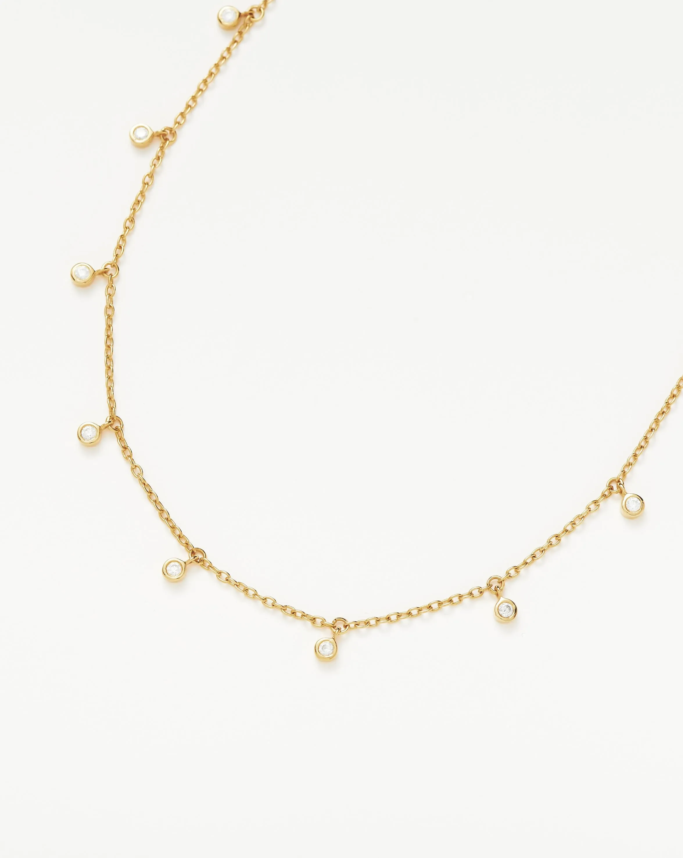 Interstellar Drop Choker in Gold