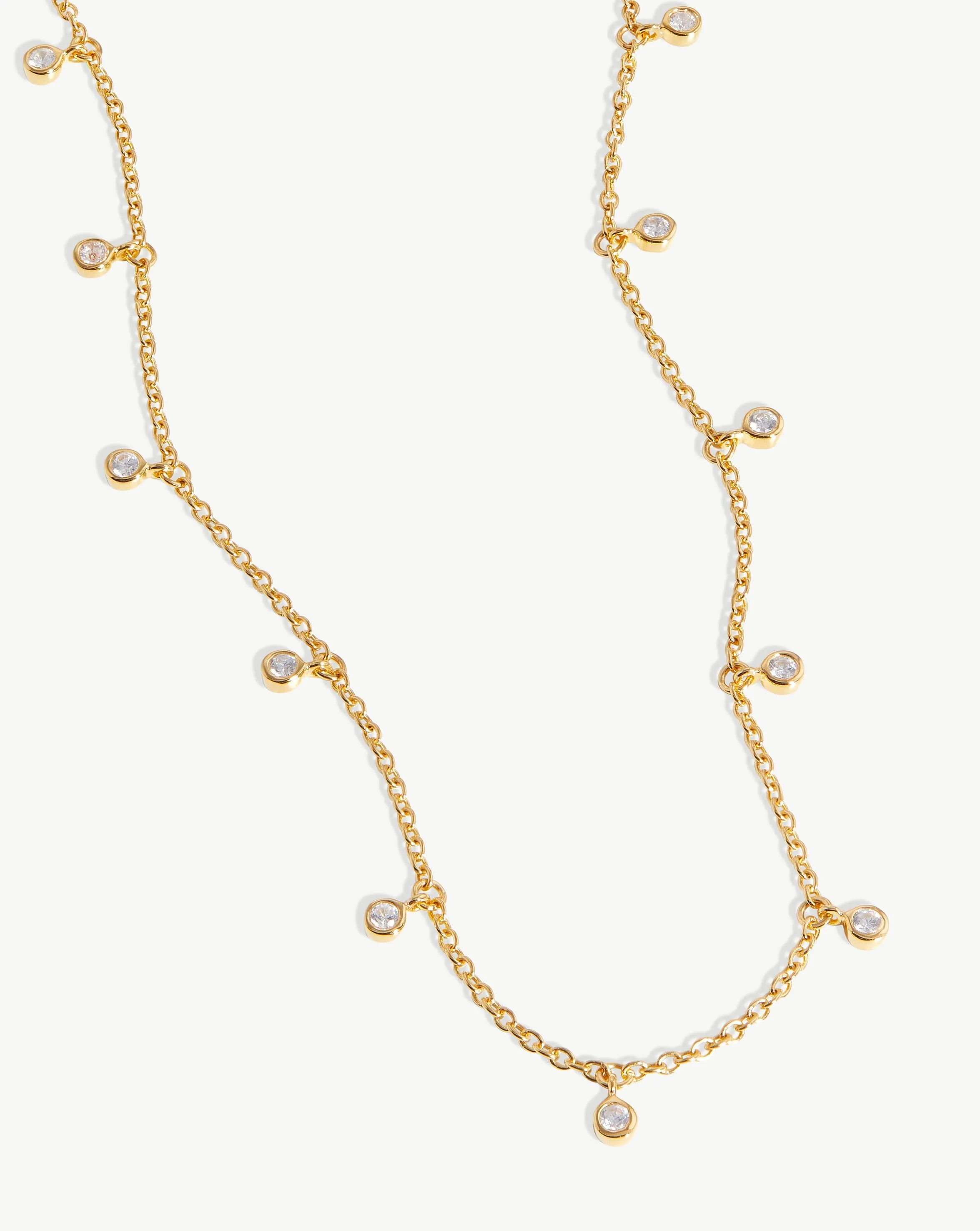 Interstellar Drop Choker in Gold