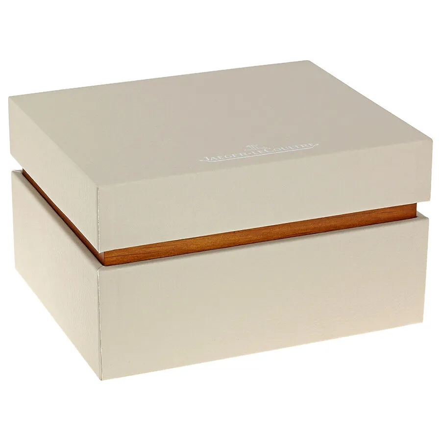 Jaeger LeCoultre Master Control Ultra Thin Champagne Dial 18kt Rose Gold Brown Leather Men's Watch Q1342520