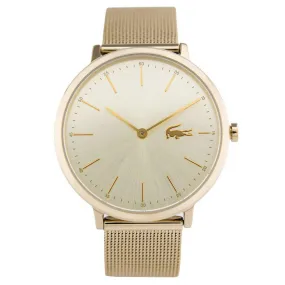 Lacoste The Moon Slim Gold Mesh Ladies Watch - 2001000