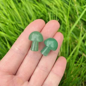 Mini Green Aventurine Mushroom