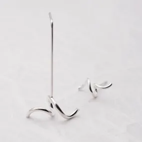 Mismatched earrings silver | Asymmetrical earrings N°3