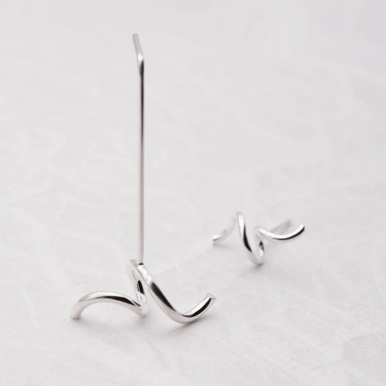 Mismatched earrings silver | Asymmetrical earrings N°3