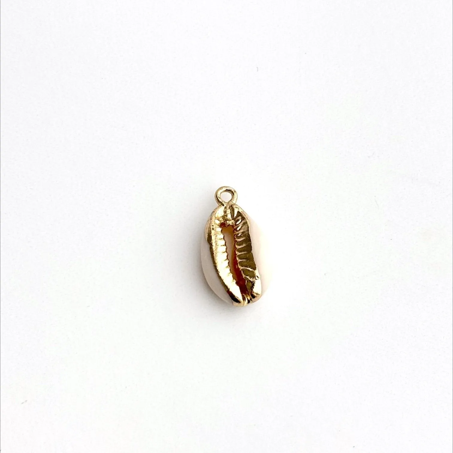 Natural Shell w/ Gold Charm