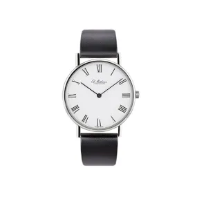 OM1.35Q Watch, Leather Strap