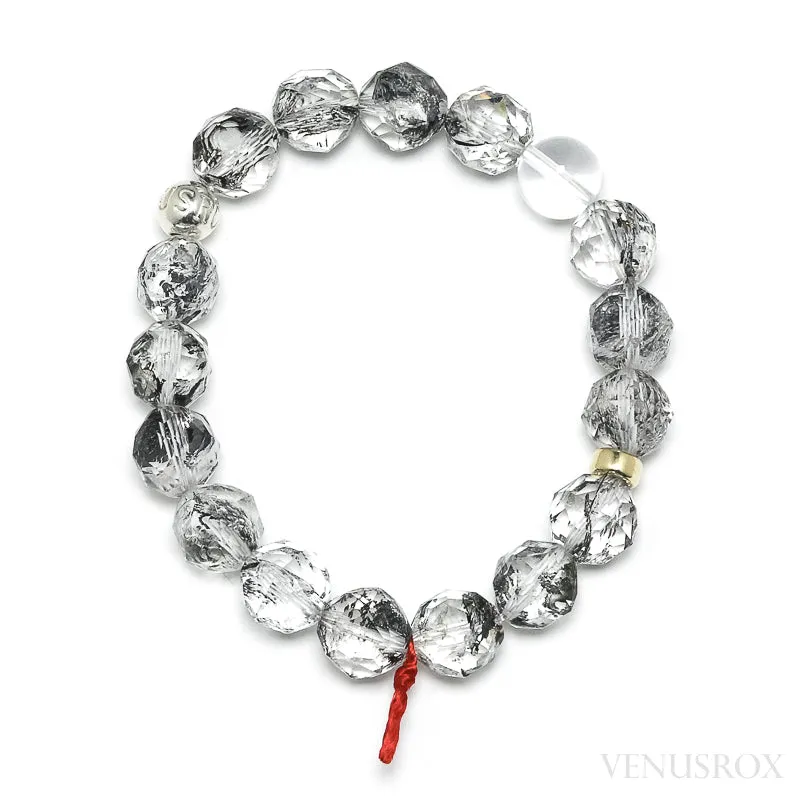 QUARTZ (CLEAR) WITH CARBON BRACELET