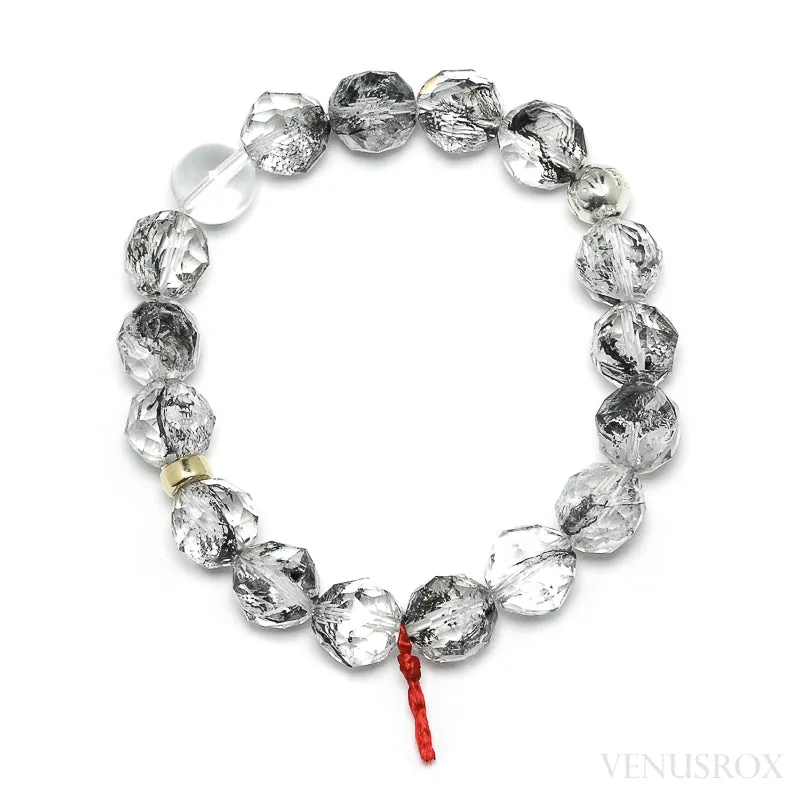 QUARTZ (CLEAR) WITH CARBON BRACELET
