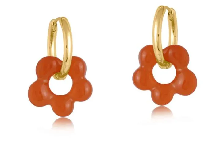 Rebecca Beaded Huggie Hoop Earrings