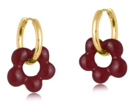 Rebecca Beaded Huggie Hoop Earrings