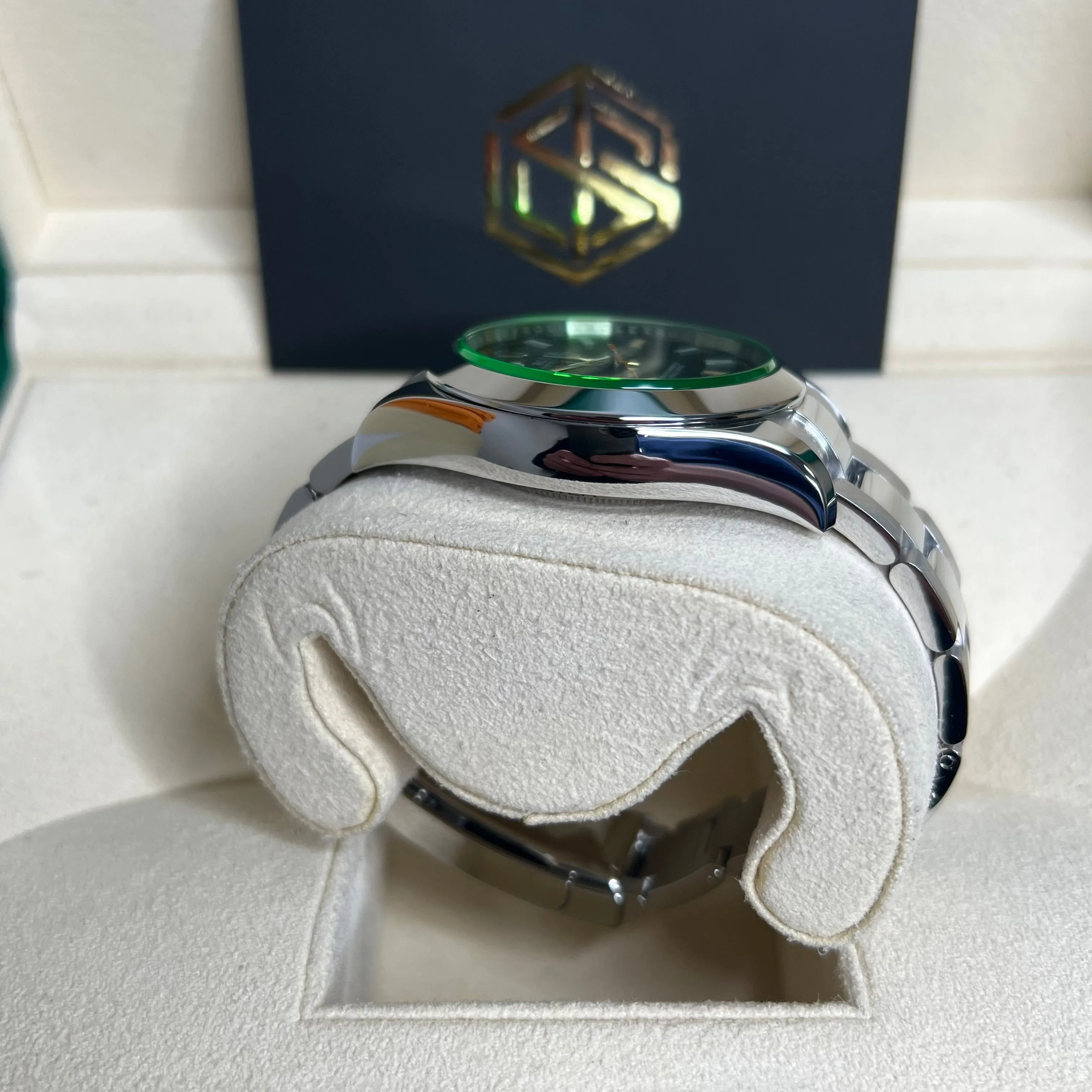 Rolex Milgauss 116400GV 2021 Black Dial Mint Condition Full Set Watch