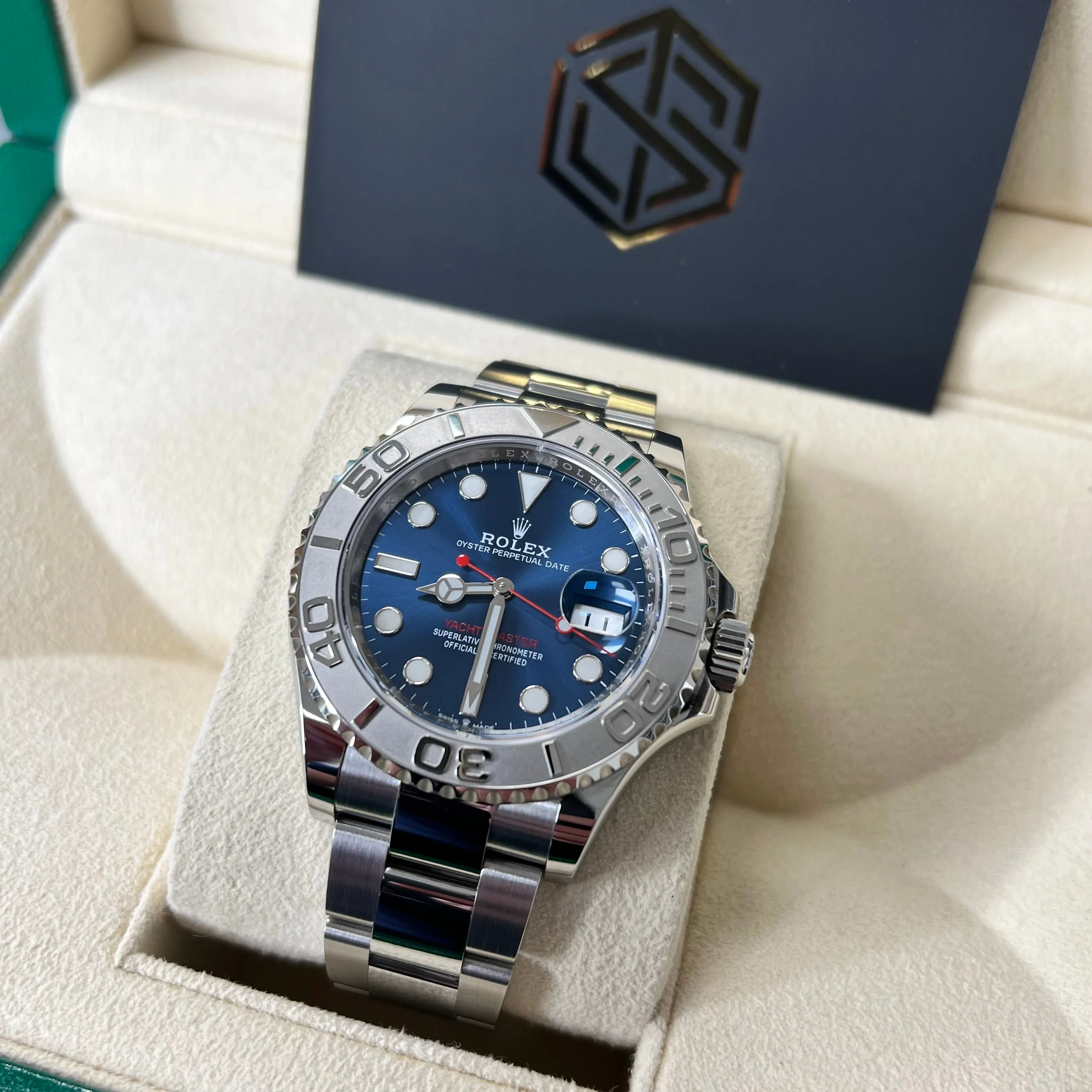Rolex Yacht-Master 40 126622 Blue Dial 2021 Mint Condition Full Set Watch
