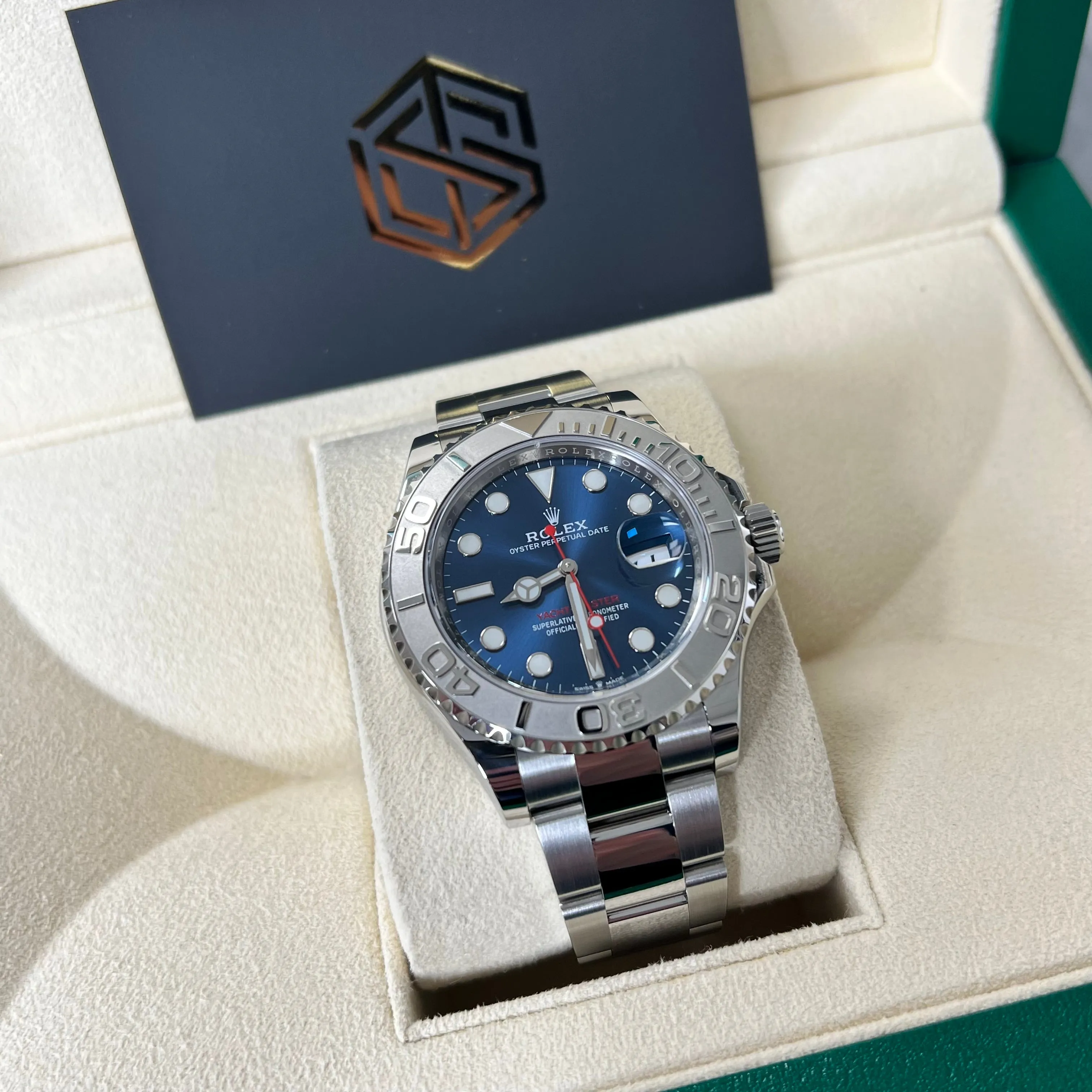 Rolex Yacht-Master 40 126622 Blue Dial 2021 Mint Condition Full Set Watch