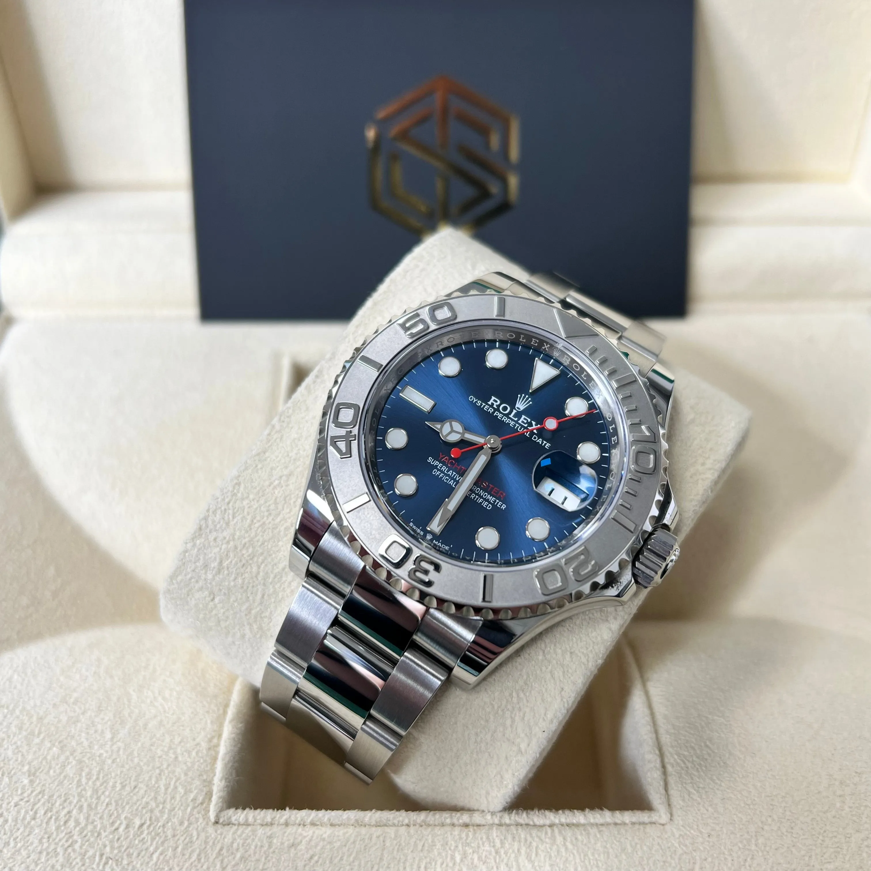 Rolex Yacht-Master 40 126622 Blue Dial 2021 Mint Condition Full Set Watch