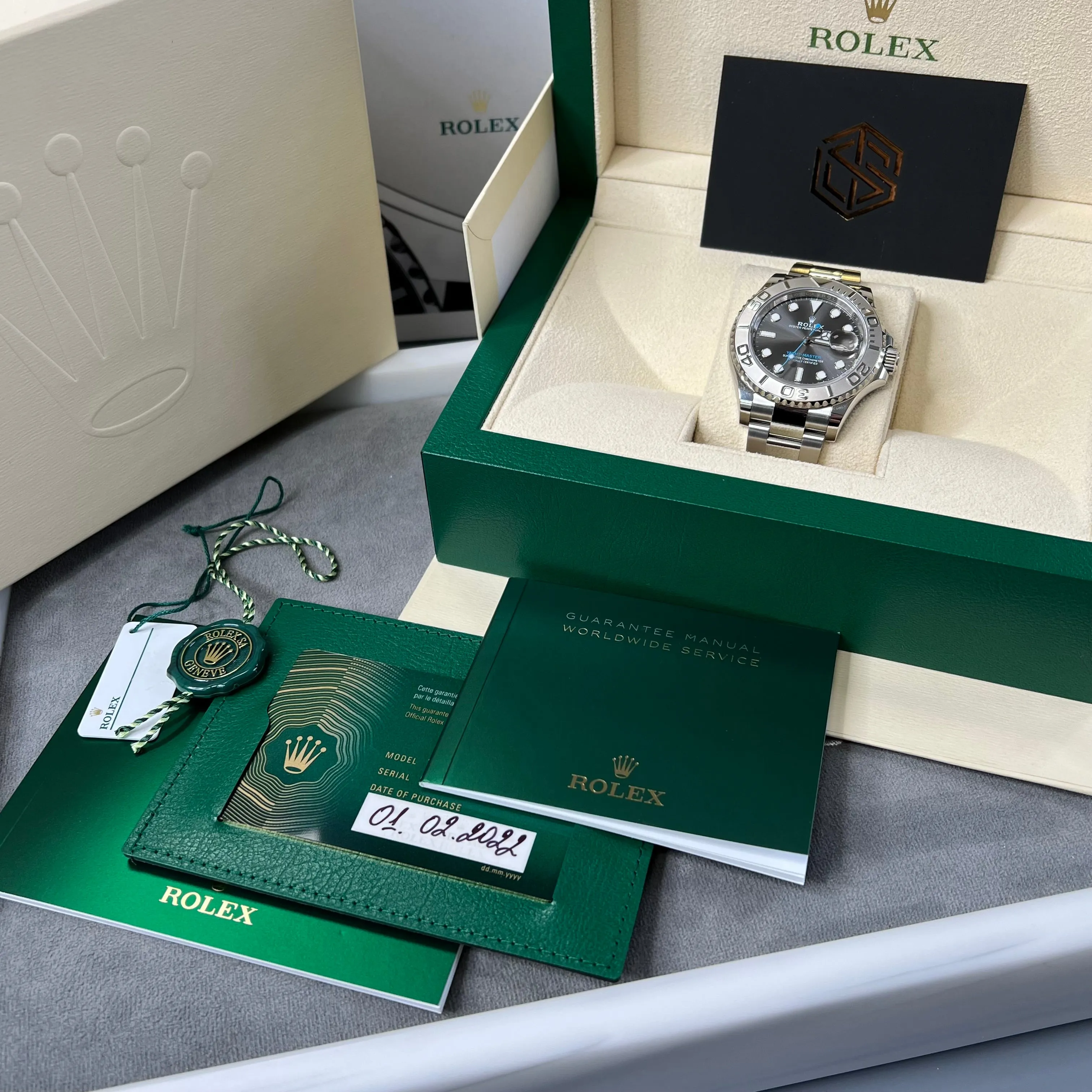 Rolex Yacht-Master 40 126622 Rhodium Dial 2022 Full Set Watch