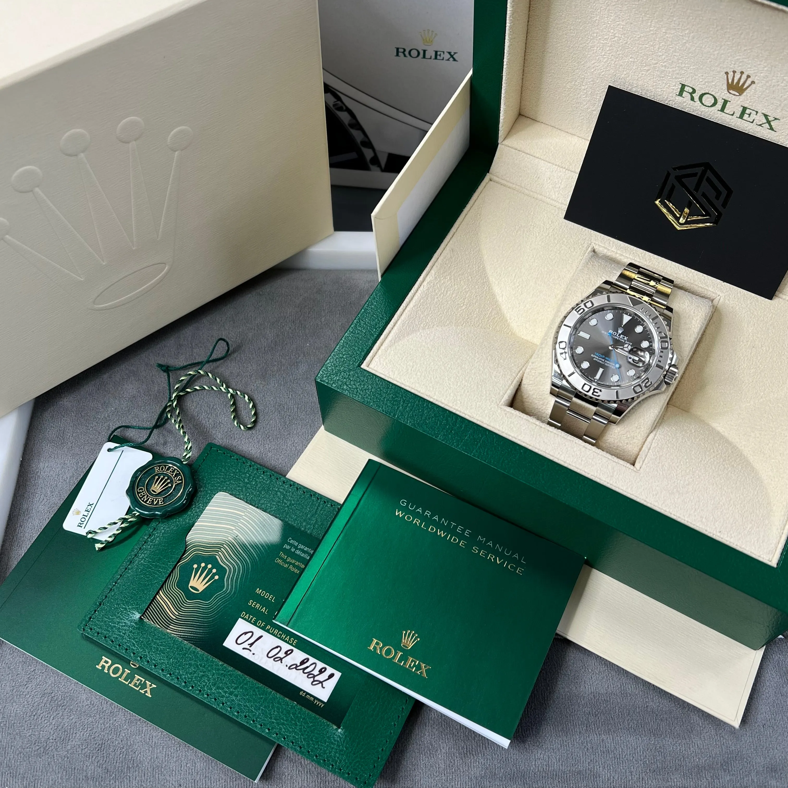Rolex Yacht-Master 40 126622 Rhodium Dial 2022 Full Set Watch