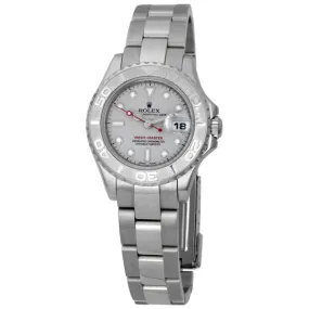 Rolex Yacht-Master Grey Dial Stainless Steel Oyster Bracelet Automatic Ladies Watch 169622GYSO 169622-GYSO