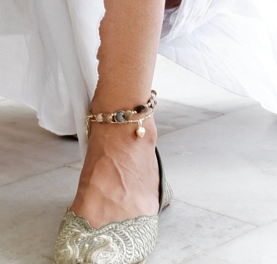 Shell-y Anklet Duo