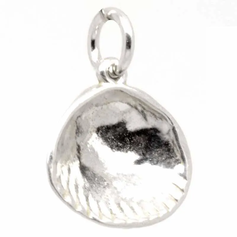 Silver Cockle Shell Charm
