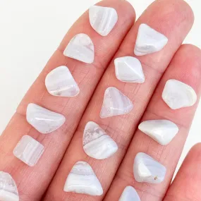 Small Blue Lace Agate Tumblestone