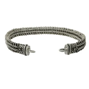 Tabra Jewelry 925 Sterling Silver Bracelet Connector Chain Vault CBR36 (Medium)