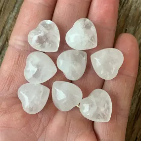 Tiny Clear Quartz Heart