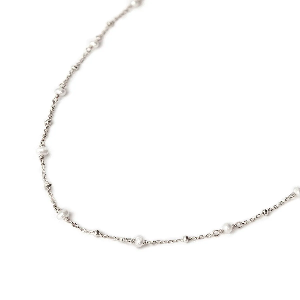 Tiny Pearls by the Yard Necklace