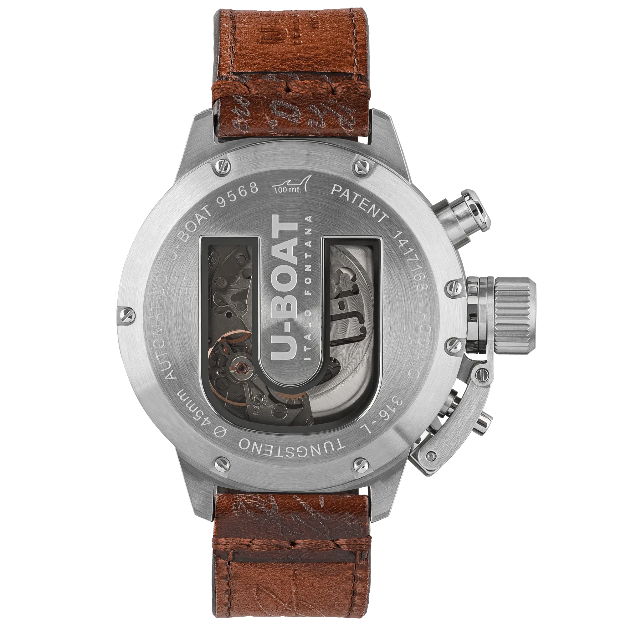 U-Boat Men's Watch Classico Tungsteno CAS2 Chronograph Beige 9568