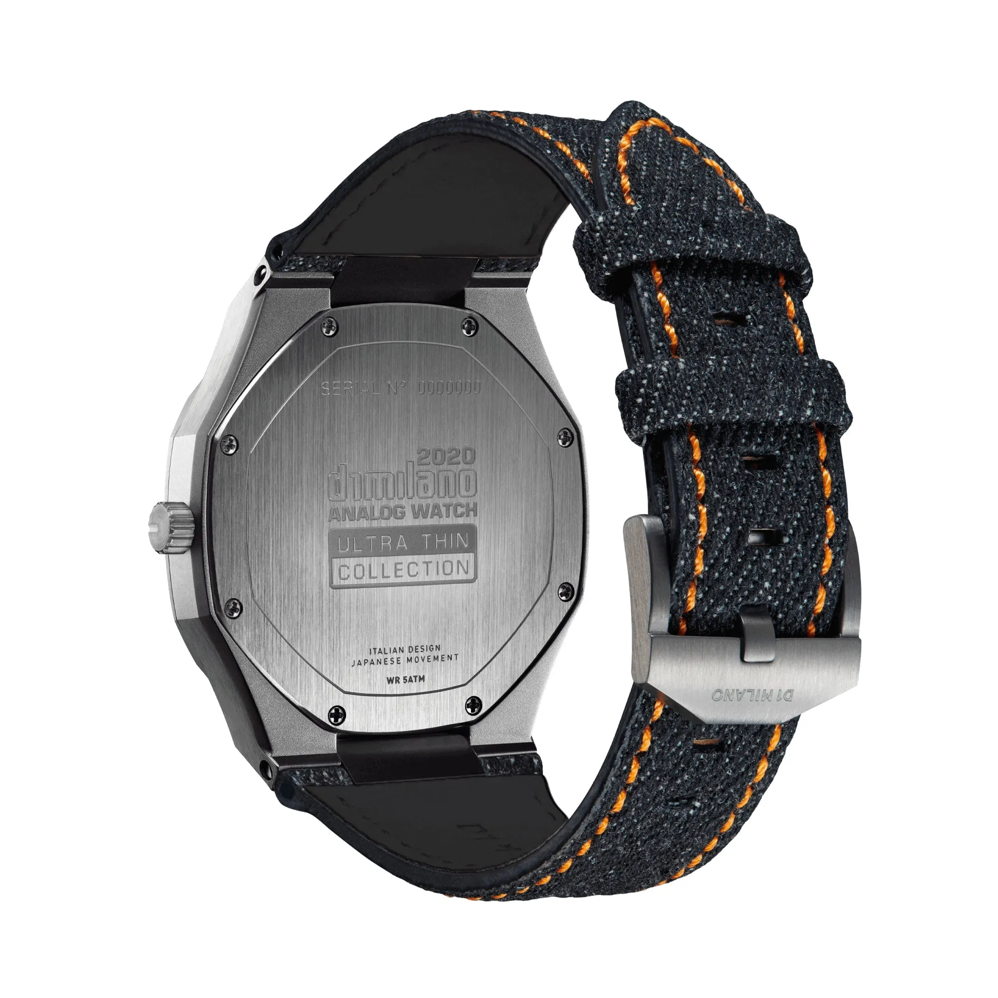 Ultra Thin Denim 40mm - Grunge Denim