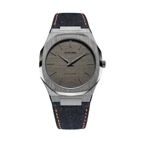 Ultra Thin Denim 40mm - Grunge Denim