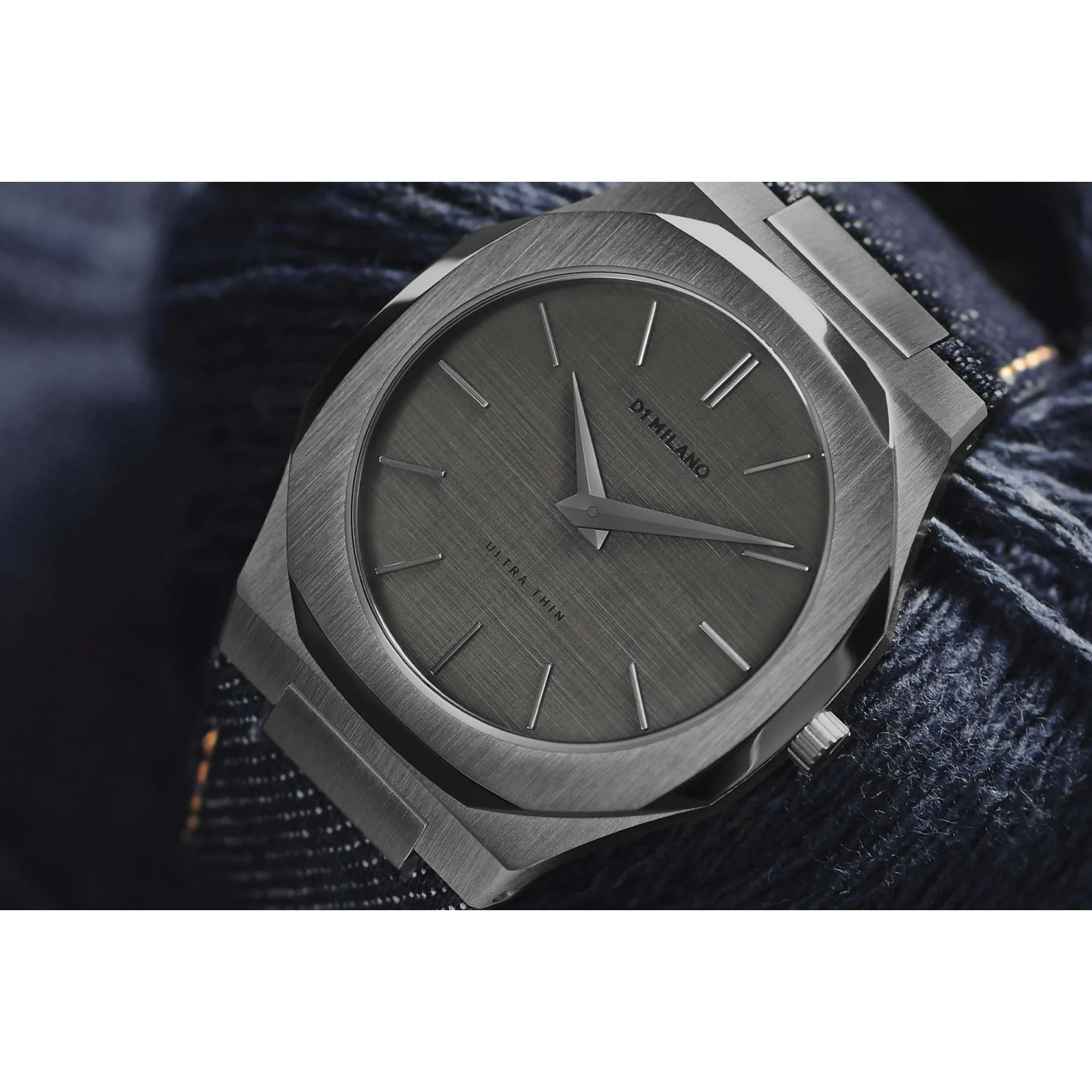 Ultra Thin Denim 40mm - Grunge Denim