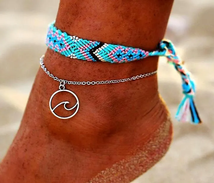 Vivid Boho Layers Anklet